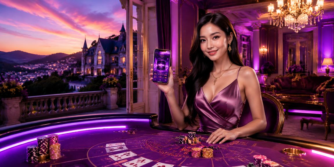 Không gian baccarat neon sống động tại Đà Lạt – trải nghiệm live casino hiện đại